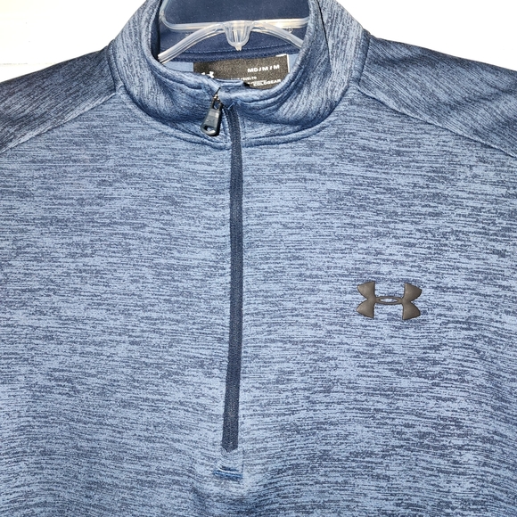 Under Armour Men's Blue Quarter-Zip Jacket - Picture 4 of 9